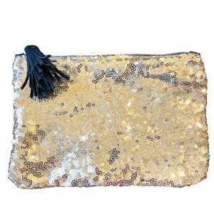 Ipsy Golden by Sequence Bag